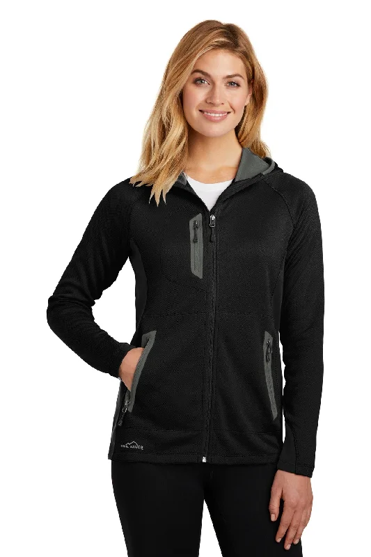 Eddie Bauer ® Ladies Sport Hooded Full-Zip Fleece Jacket. EB245 Warm Fleece Sweatshirts