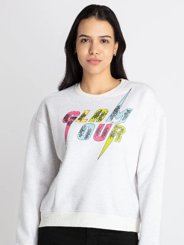 Womens Printed Round Neck Sweatshirt Comfy Sweatshirts for Fall