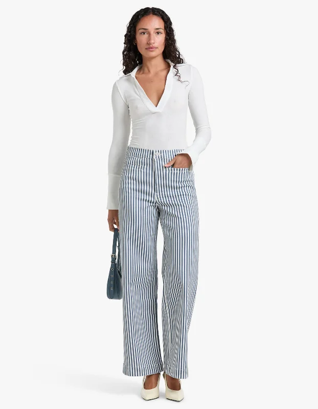 Tailored Trouser - Seaport Stripe