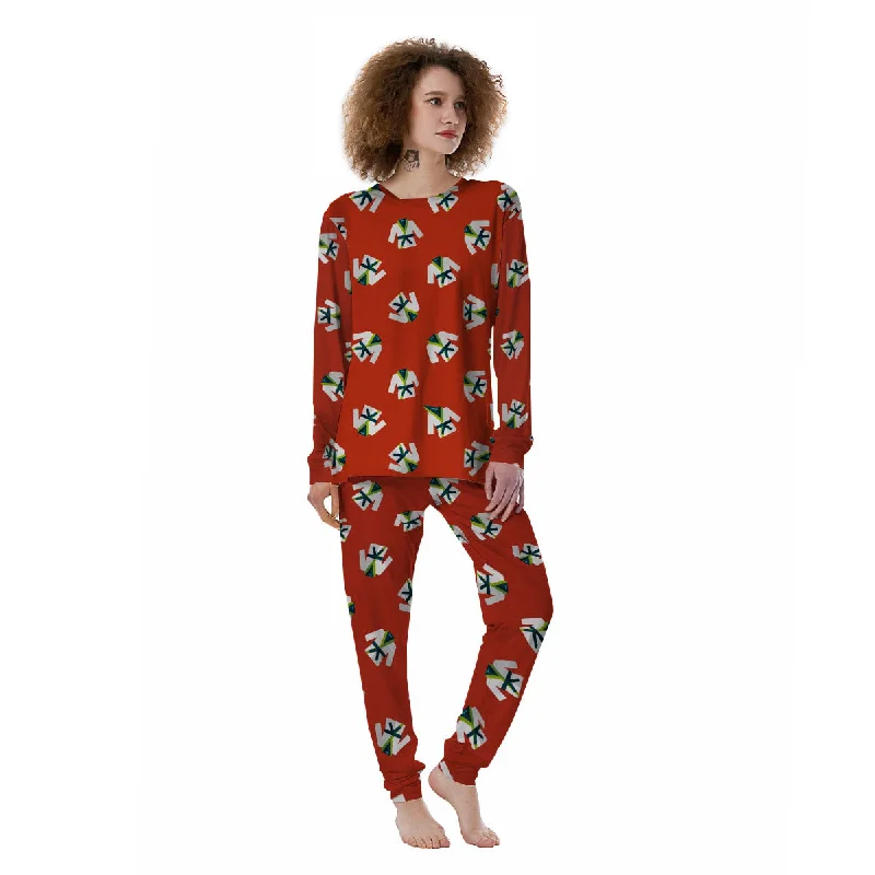 Gi Karate Print Pattern Women's Pajamas Expensive pajama sets