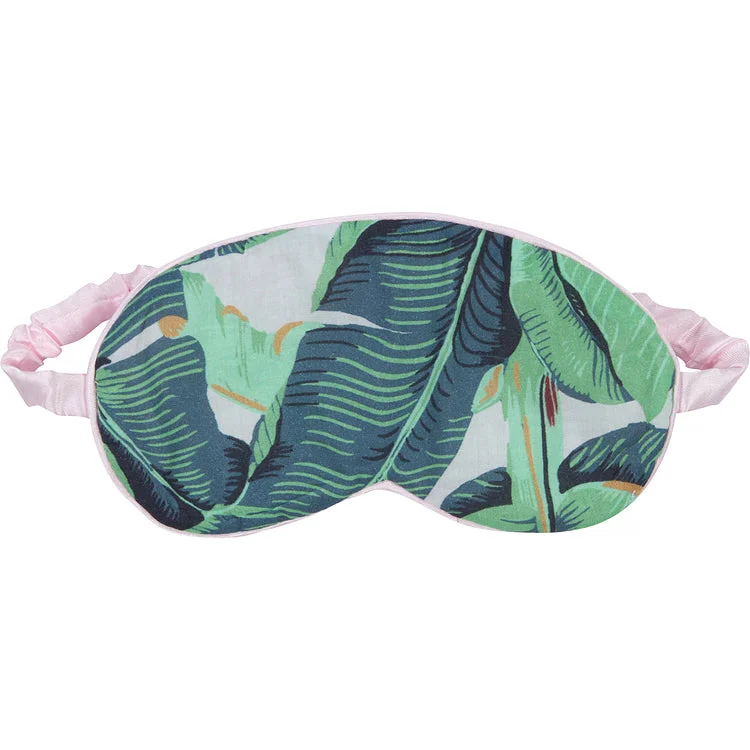 Women's Martinique® Green Banana Leaf Eye Mask Designer pajama sets