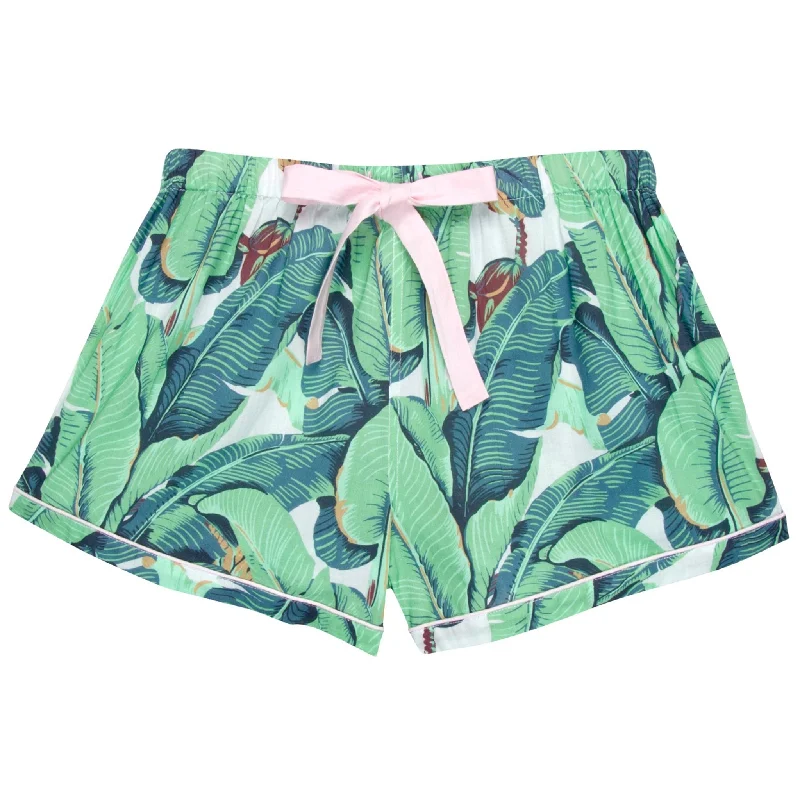 Women's Martinique® Banana Leaf Boxer Shorts Amazon pajama sets