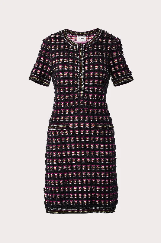 Tweed Fitted Dress Best mini dresses for plus size