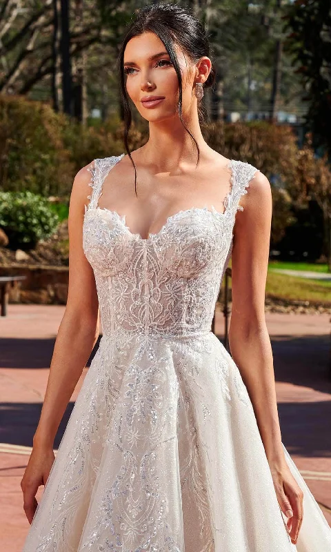 Rachel Allan RB4153 - Sweetheart Corset Bodice Bridal Gown Timeless Wedding Dress