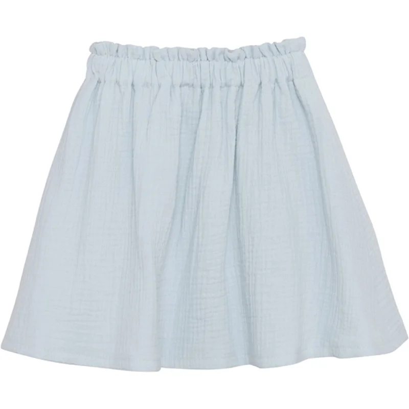 Huttelihut Muslin Celestial Blue Skirt Side-tie unclassified skirts