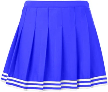 Royal Blue Tailgate Skirt Silk unclassified skirts