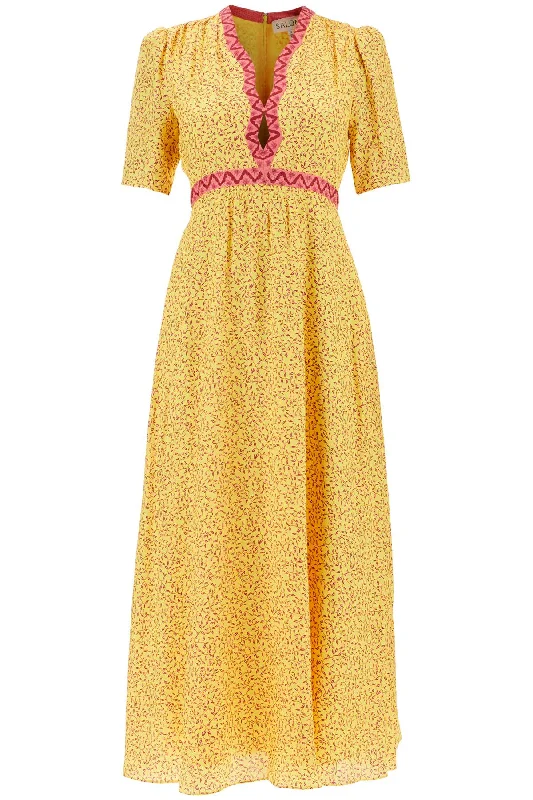 Midi Tabitha  - Yellow Halter midi dresses