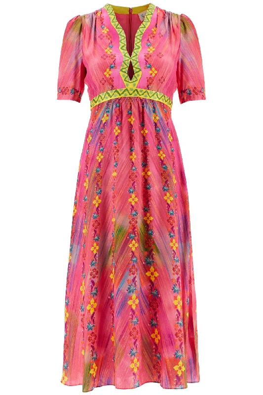 Midi Tabitha  - Multicolor Summer party midi dresses